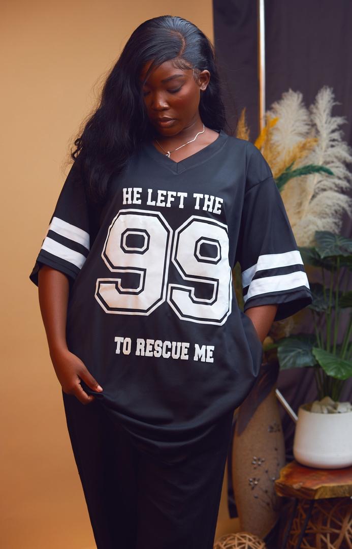 HE LEFT THE 99 TO RESCUE ME JERSEY