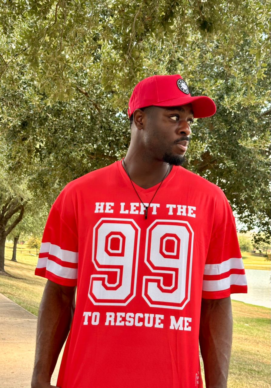 HE LEFT THE 99 TO RESCUE ME JERSEY