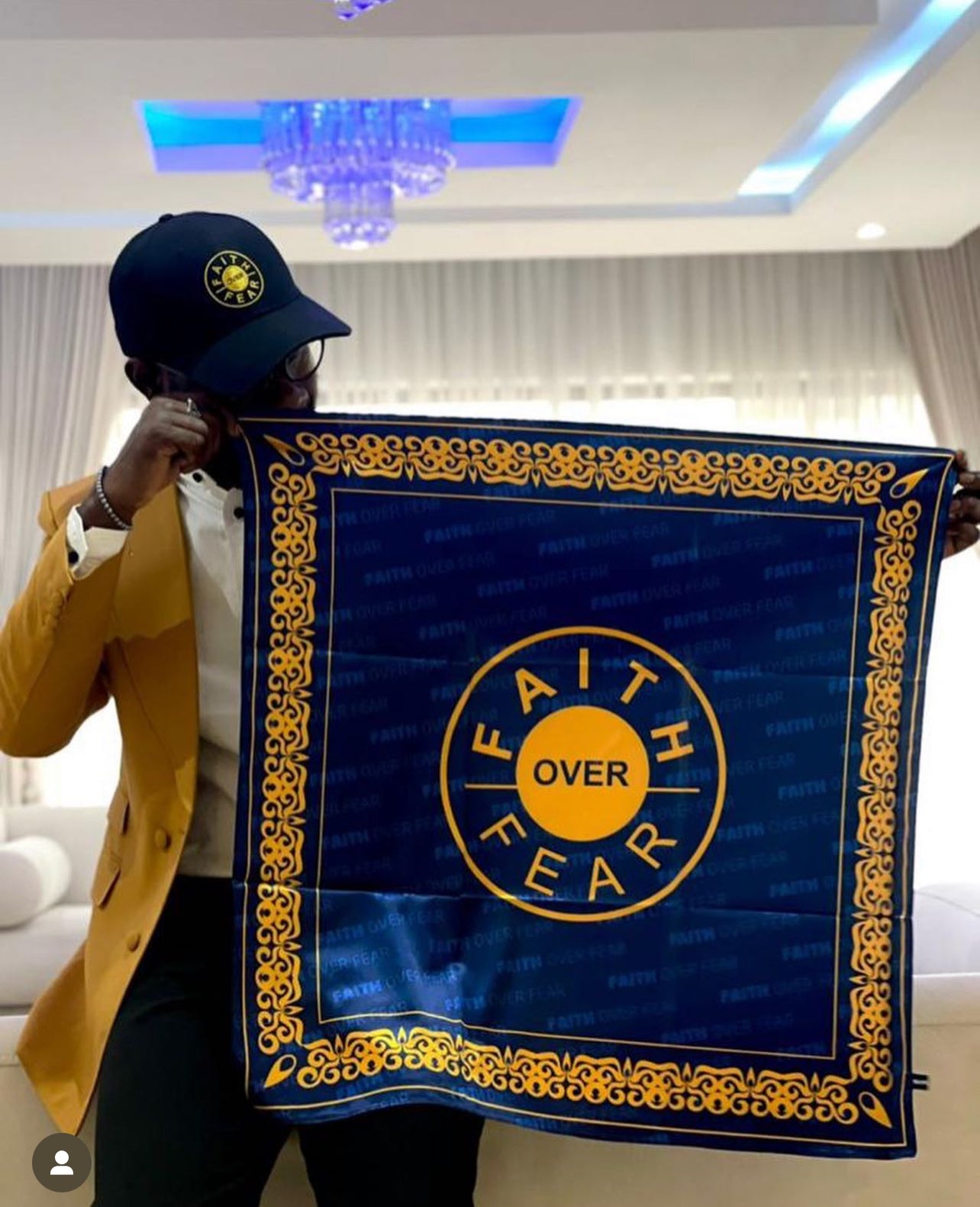 Faith Over Fear Scarves